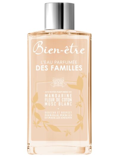 Well Be Family Water Scented White Musk Scent with Notes of Mandarin/Cotton Flower – 250 ml