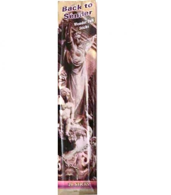 BACK TO SENDER Wonderful incense sticks