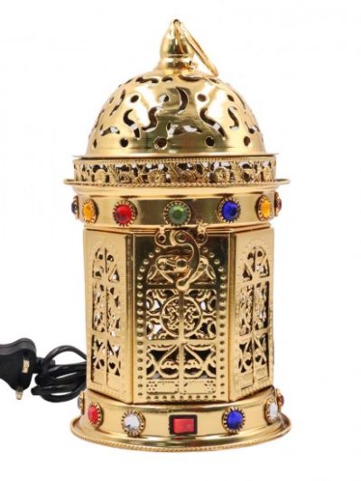 Bakhoor BoSidin – Elegant Electric Oud Bakhoor Incense Burner Mabkhara Copper – WF-A006