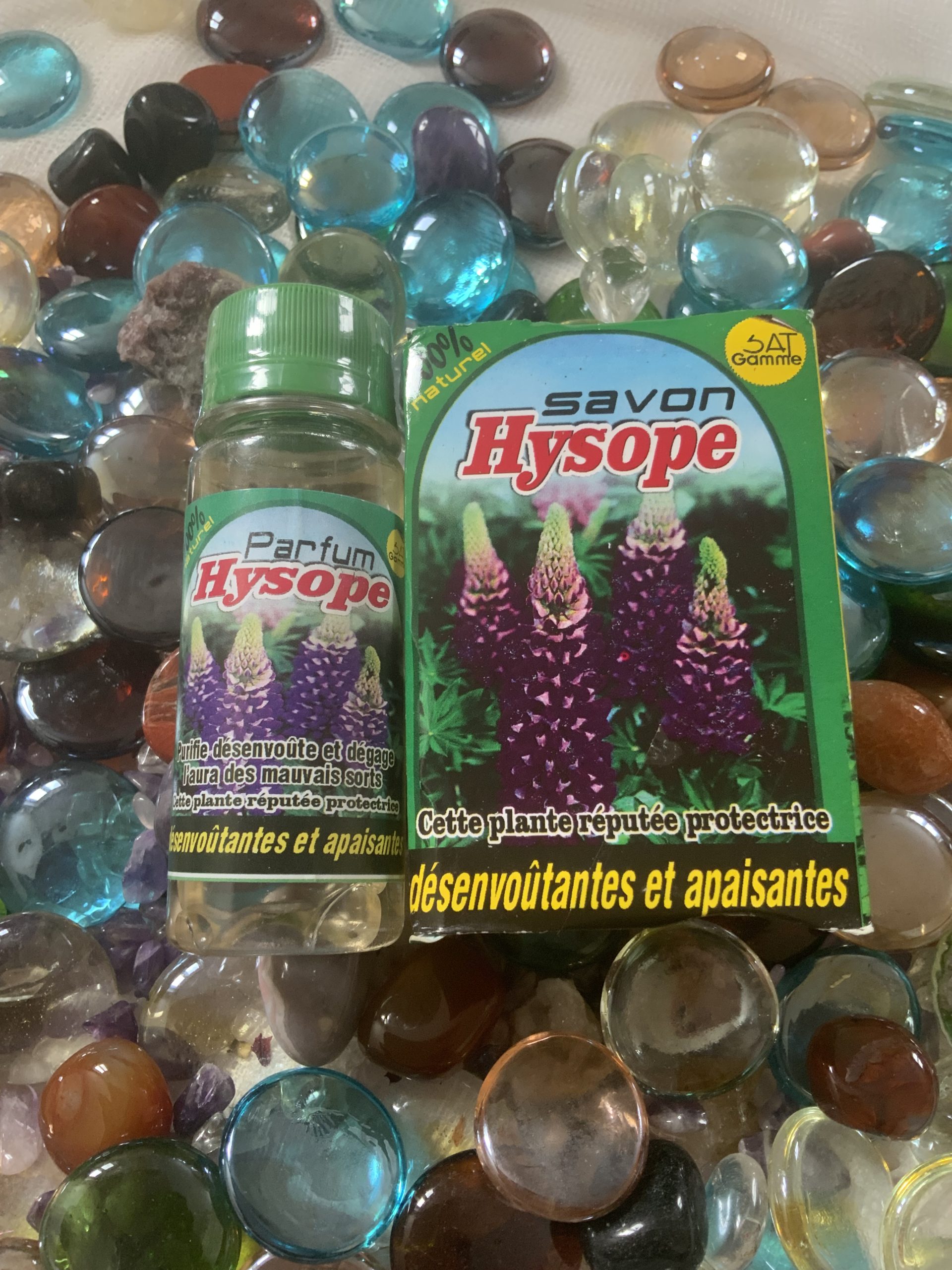 Hysop perfume and soap