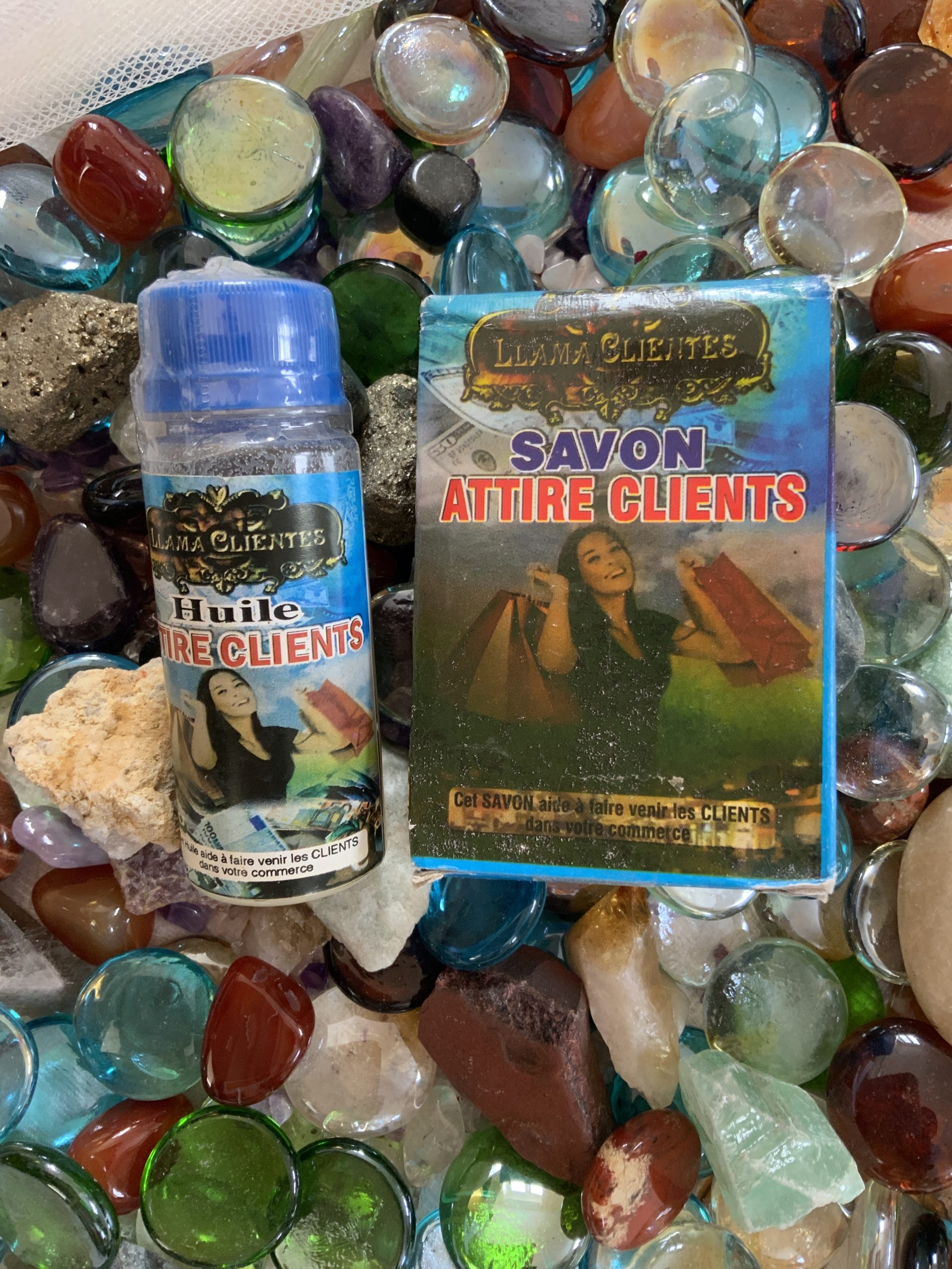 Call Customers Soap and Oil